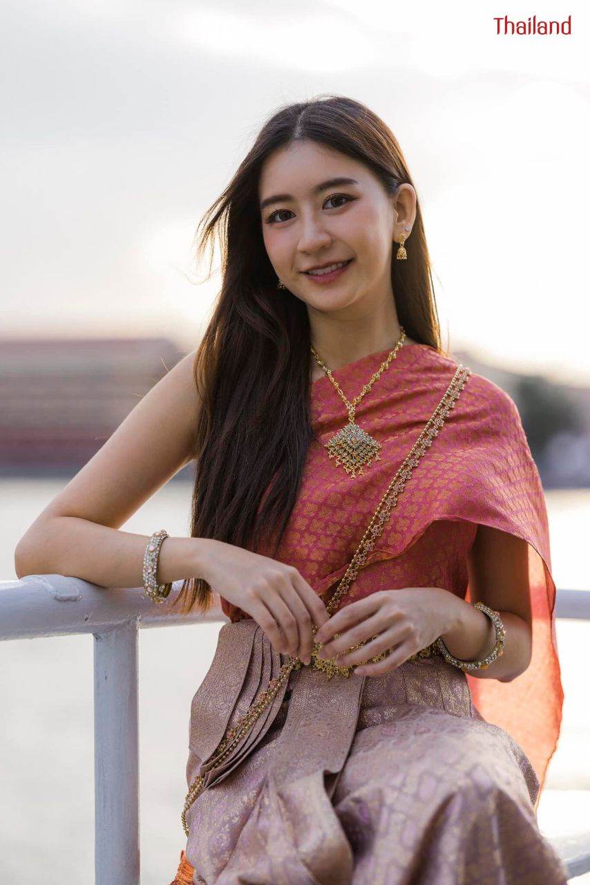 Radiant Lady in Thai National Costume | THAILAND 🇹🇭