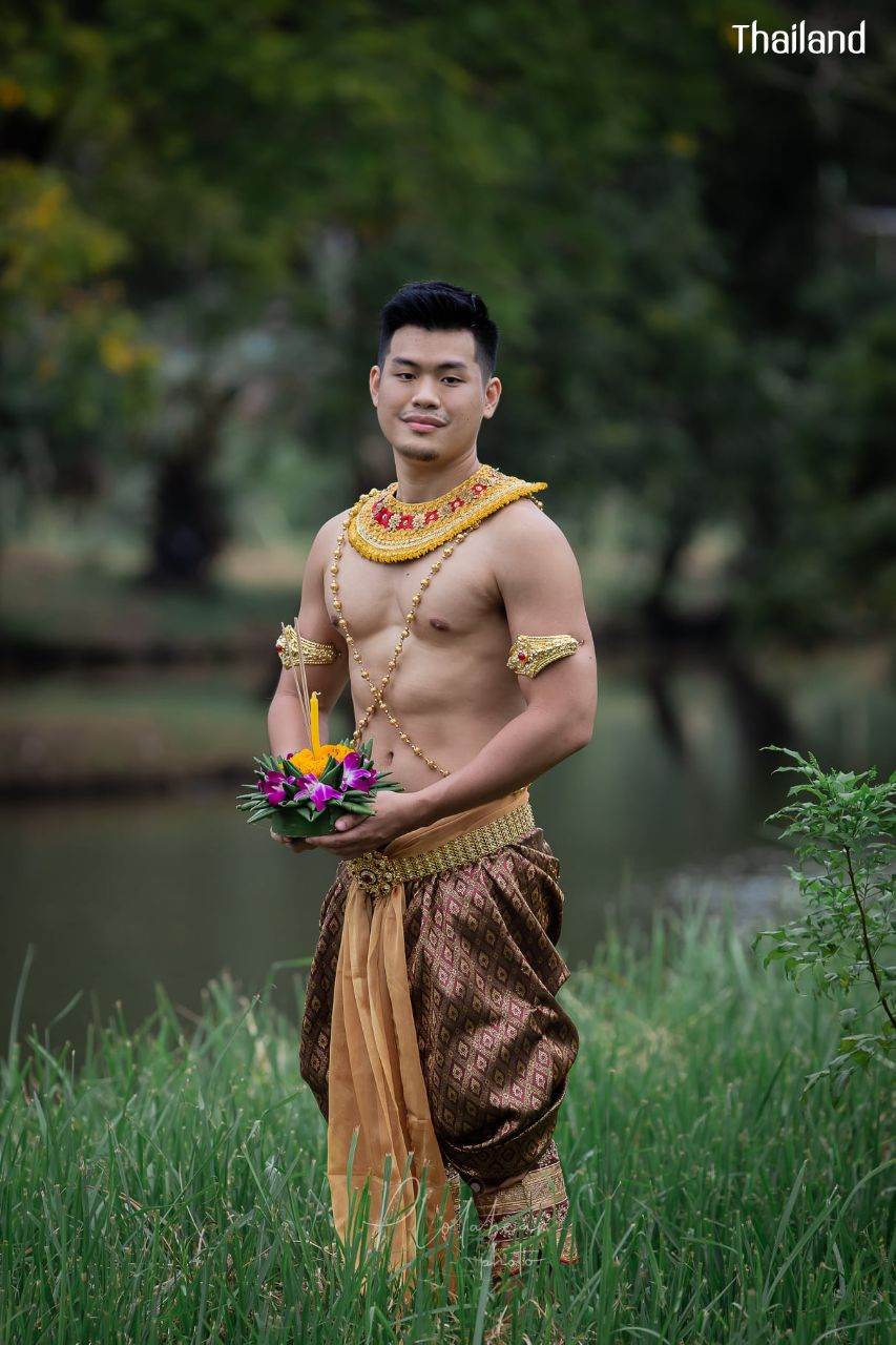 THAI GUY IN TRADITIONAL OUTFIT, and Loy Krathong Festival | THAILAND 🇹🇭