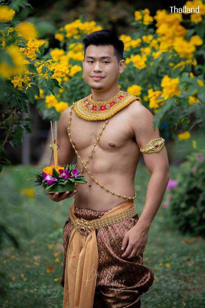 THAI GUY IN TRADITIONAL OUTFIT, and Loy Krathong Festival | THAILAND 🇹🇭