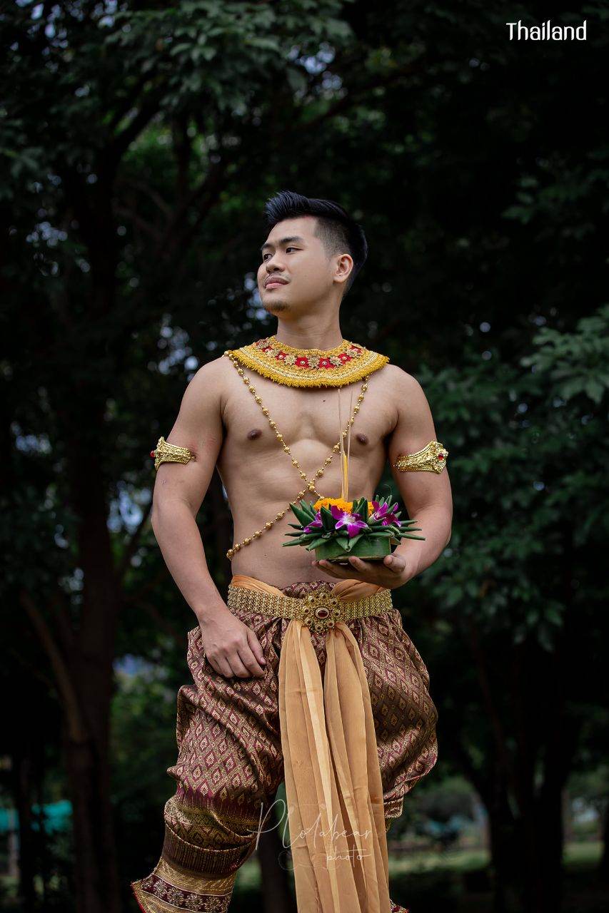 THAI GUY IN TRADITIONAL OUTFIT, and Loy Krathong Festival | THAILAND 🇹🇭