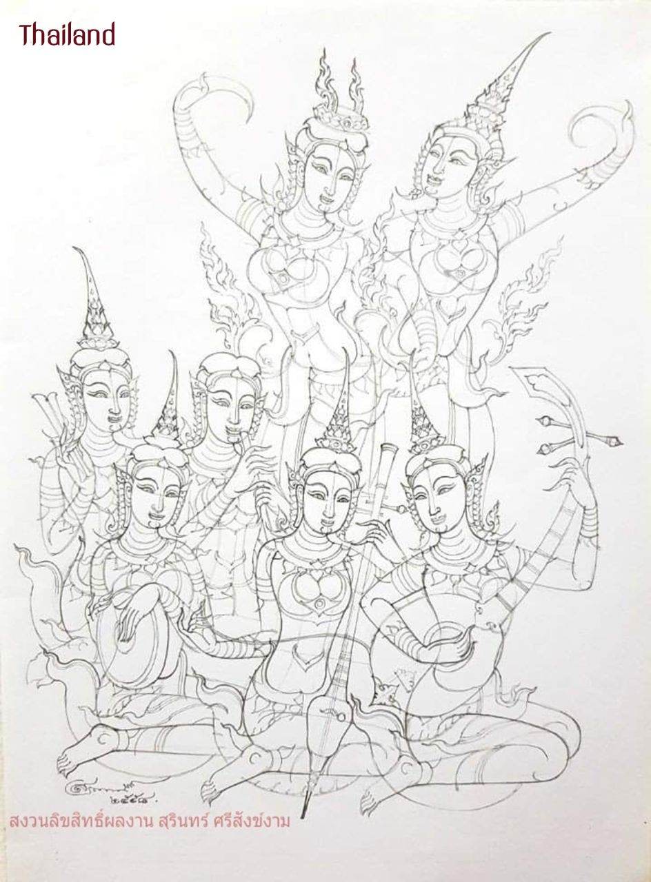 Lai Thai (ลายไทย): Thai Fine Arts | THAILAND 🇹🇭