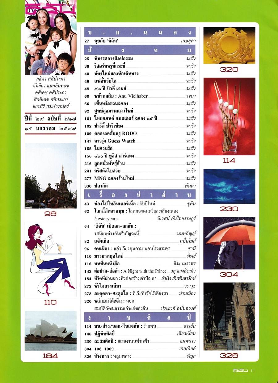 (วันวาน) ดิฉัน ปีที่ 29 ฉบับที่ 717 มกราคม 2549