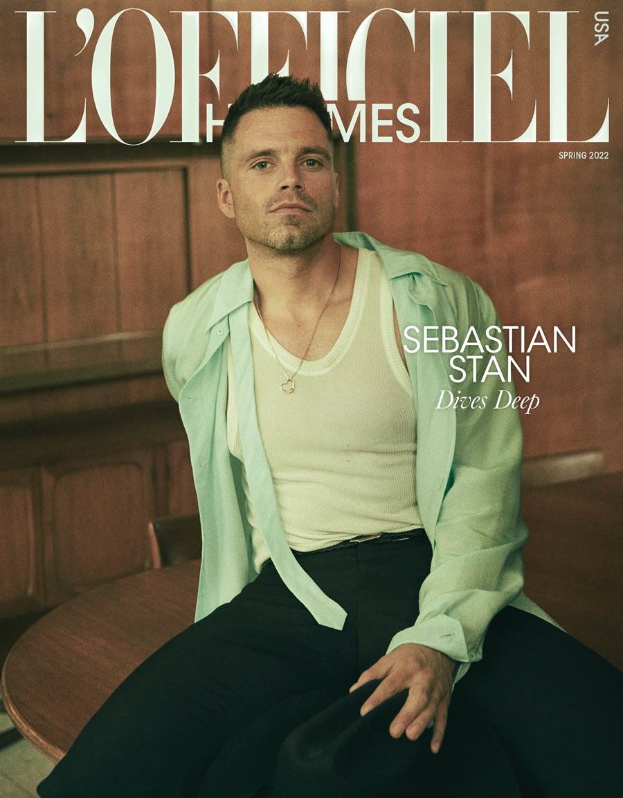 Sebastian Stan @ L&rsquo;Officiel Hommes usa Spring 2022