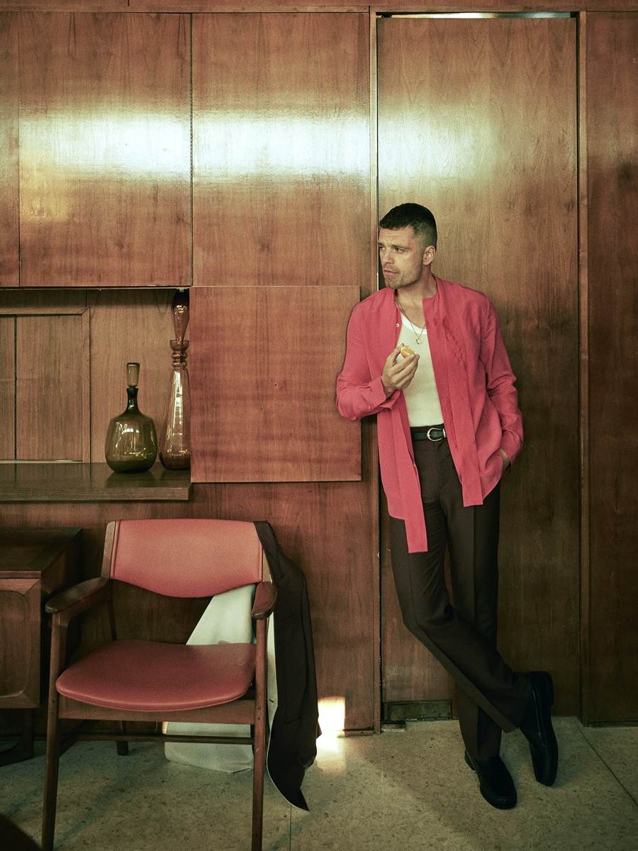 Sebastian Stan @ L&rsquo;Officiel Hommes usa Spring 2022