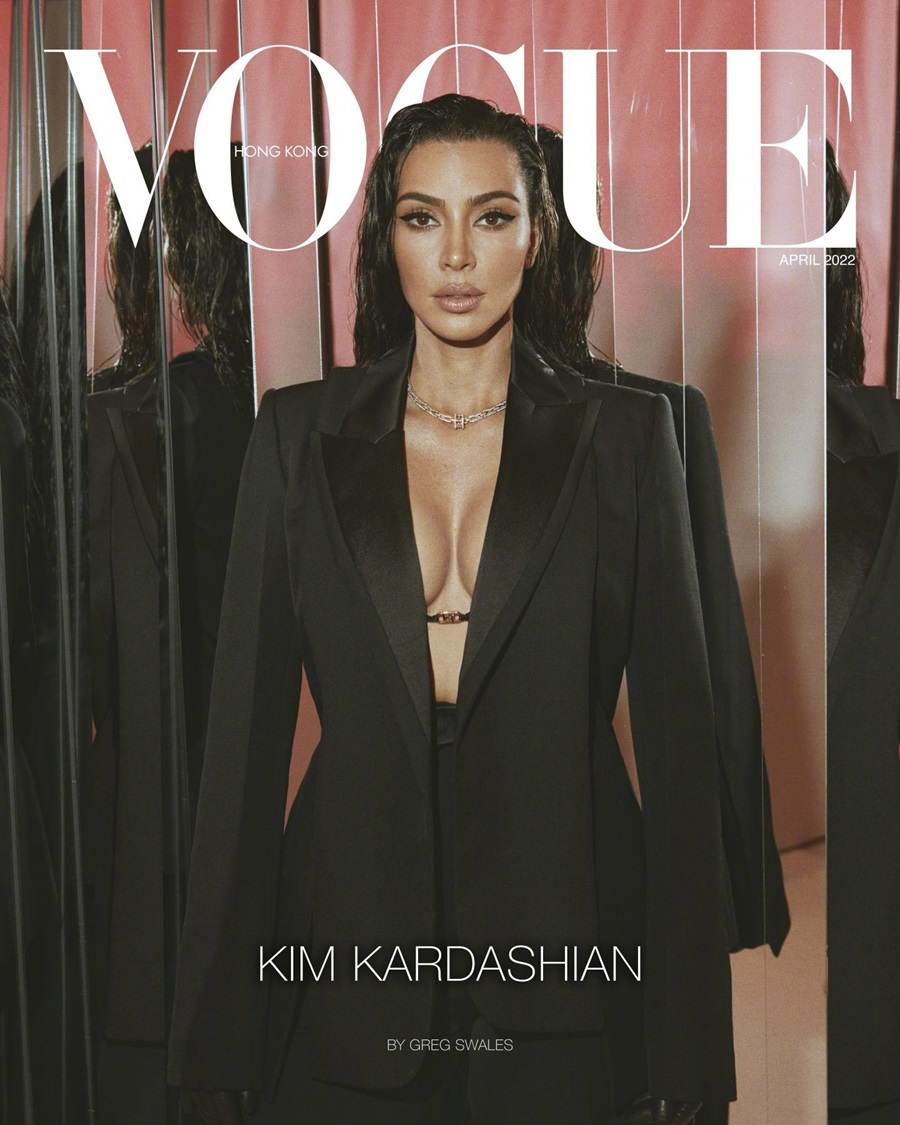 Kim Kardashian @ Vogue HK April 2022