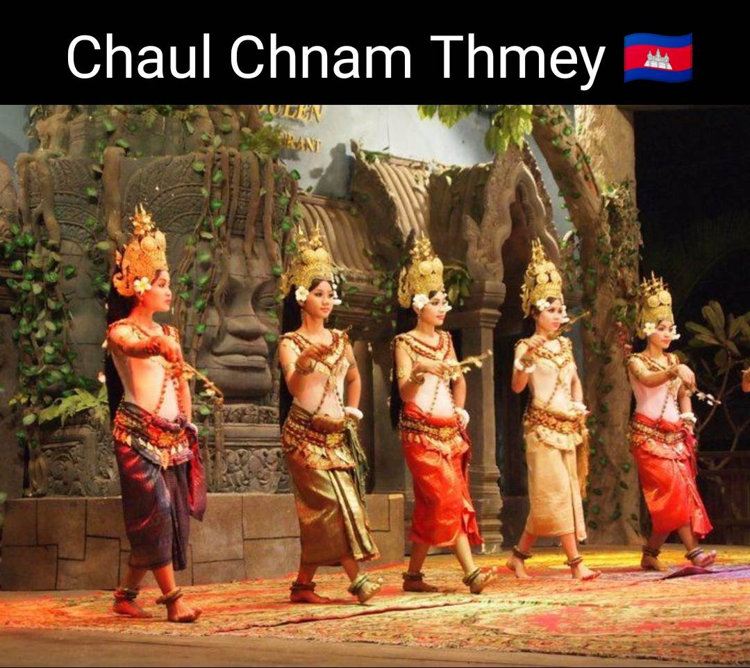 The traditional Cambodia New year:Chaul Chnam Thmey:สีสันอาเซียน: