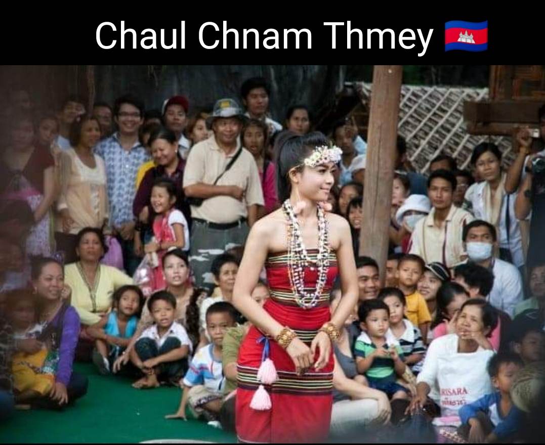 The traditional Cambodia New year:Chaul Chnam Thmey:สีสันอาเซียน: