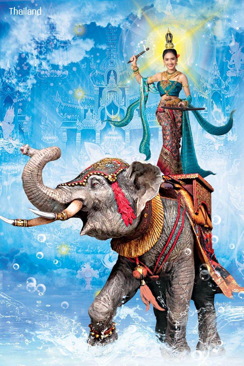 Nang Songkran 2022: Kirinee Devi or Kankinee Devi 💦 | THAILAND 🇹🇭