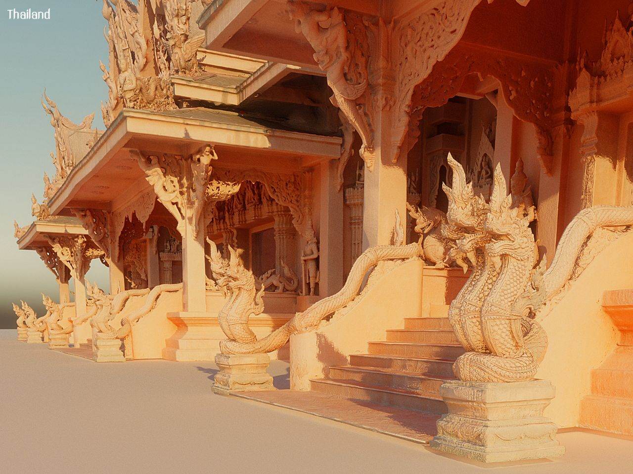 "Red Temple Pagoda Scan Ultra HD" by Kris 3d: Asset Scan 3d, inspiration by Wat Sila Ngu temple | THAILAND 🇹🇭