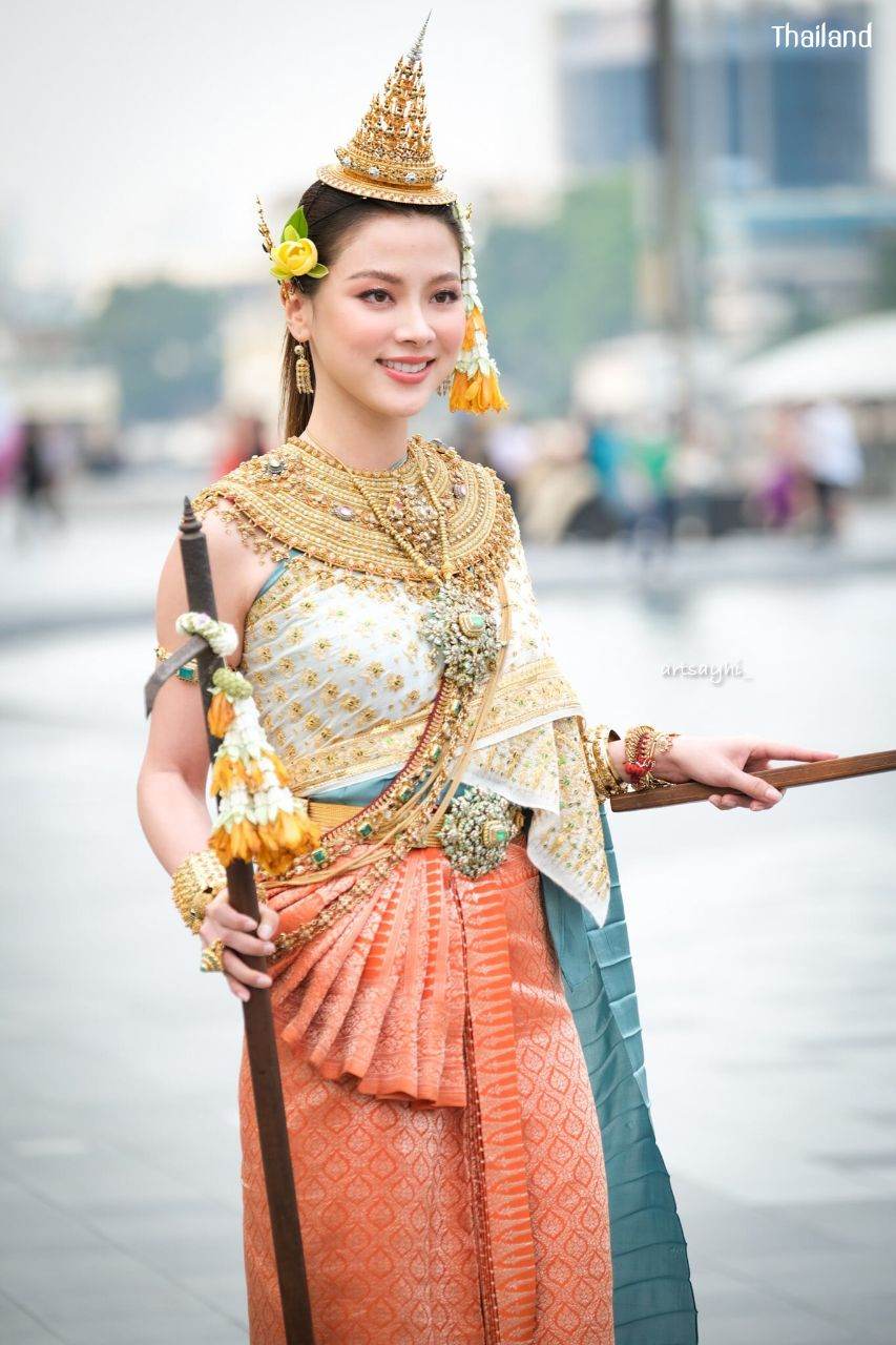 Nang Songkran 2022: Kirinee Devi or Kankinee Devi by "Baifern - Pimchanok" | THAILAND 🇹🇭