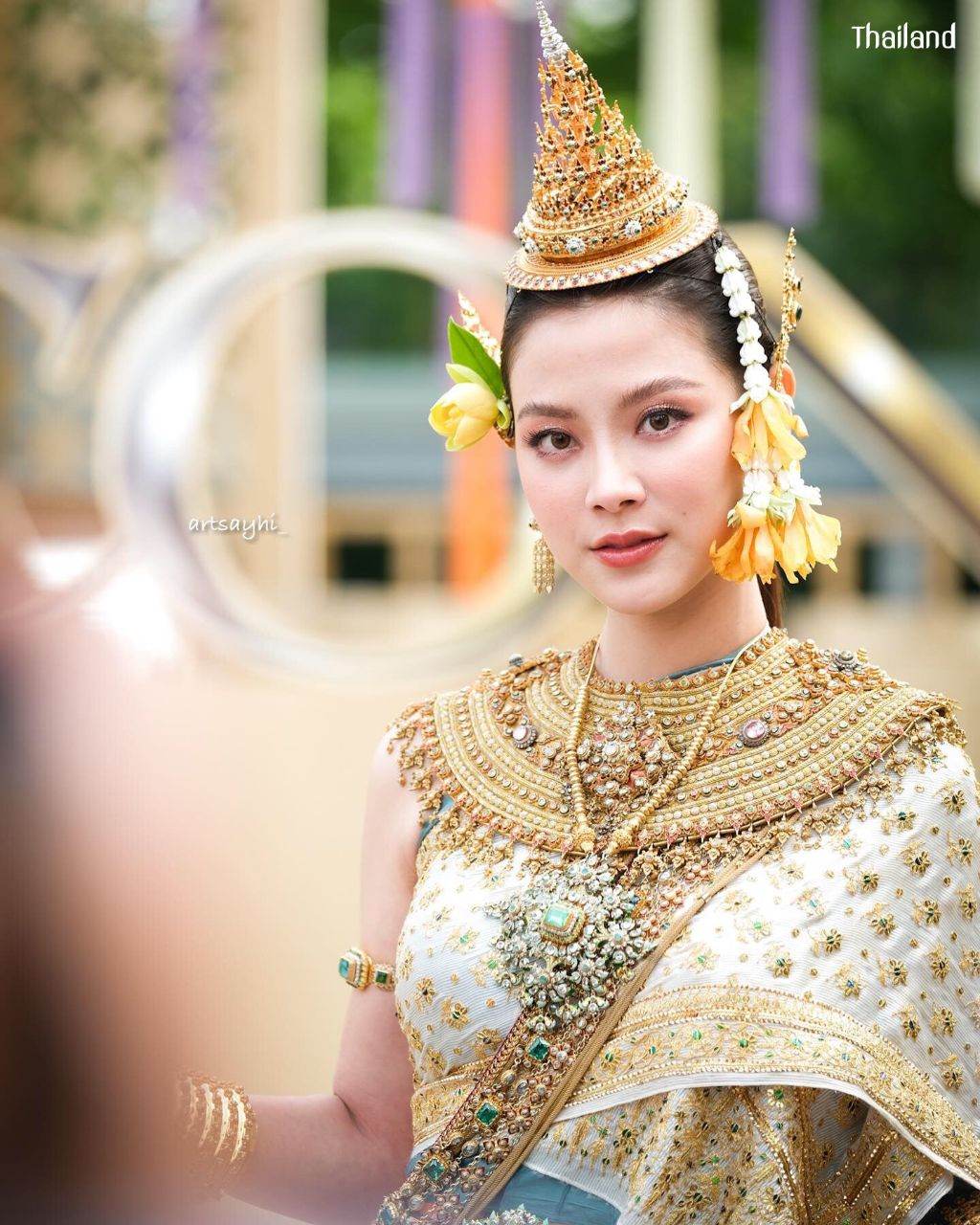 Nang Songkran 2022: Kirinee Devi or Kankinee Devi by "Baifern - Pimchanok" | THAILAND 🇹🇭