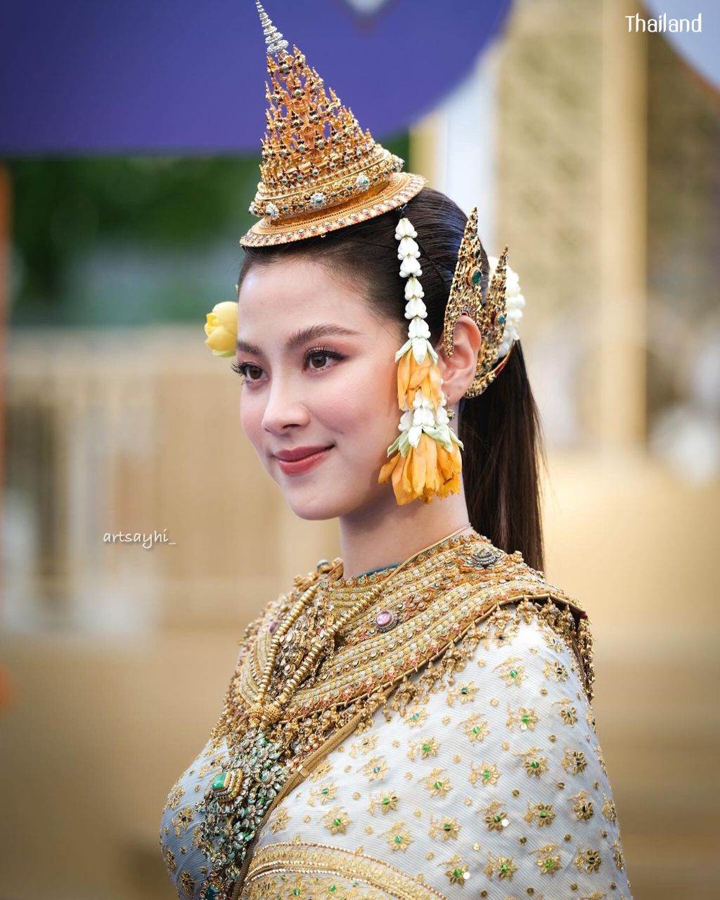 Nang Songkran 2022: Kirinee Devi or Kankinee Devi by "Baifern - Pimchanok" | THAILAND 🇹🇭