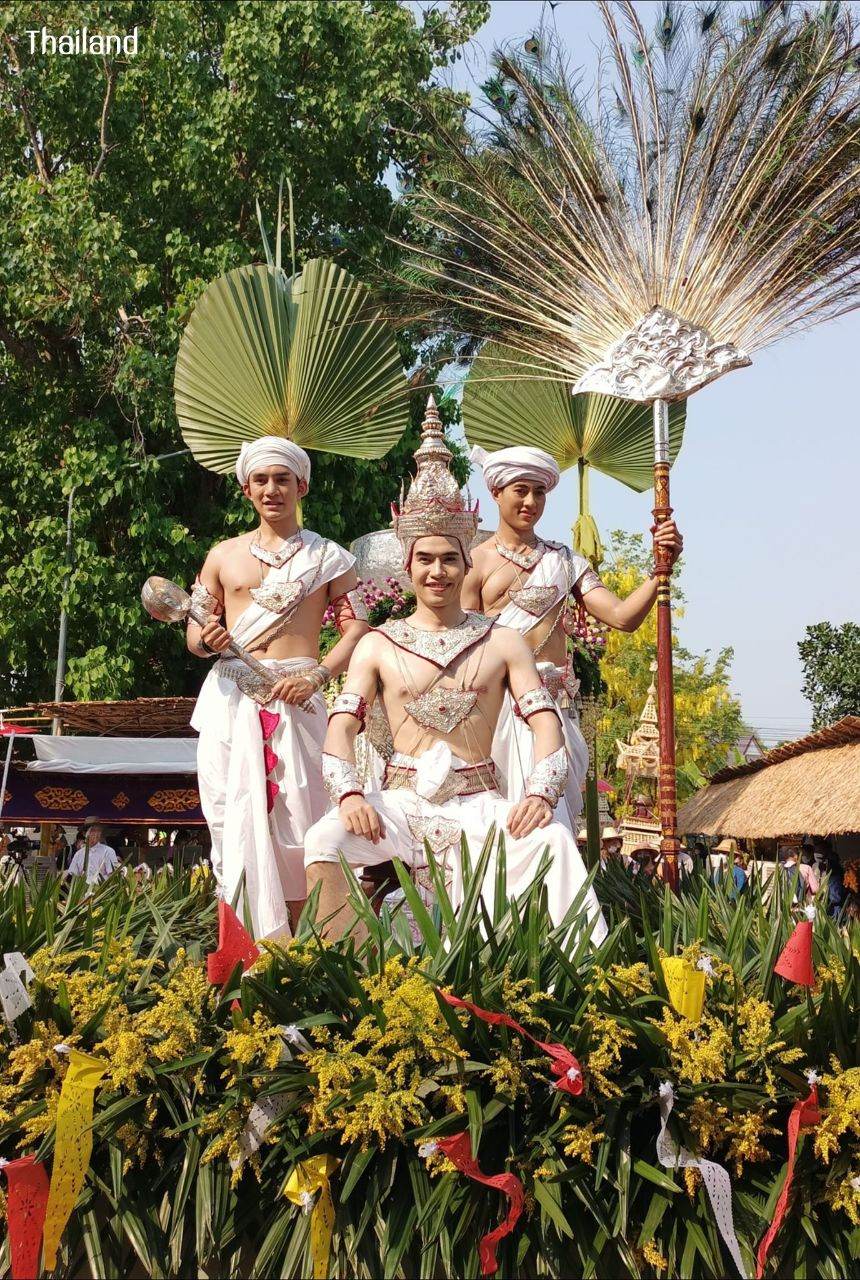 "Salung Luang Angels" in Songkran Festival of Lampang Province | THAILAND 🇹🇭