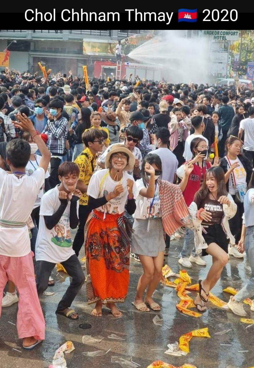 Cambodian Water Festival"Chaul Chnam Thmey" ปีใหม่เฉลิมฉลอง เทศกาลแห่งความสุข"ពិធីបុណ្យ ចូលឆ្នាំប្រពៃណីជាតិខ្មែរ, New Year Cambodia.