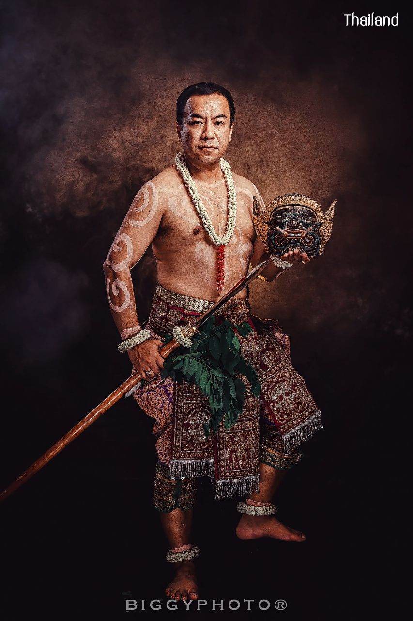 PHRA-PIRAB (PHAPILAB) DANCE AND MUSIC DEITY IN MASK | THAILAND 🇹🇭