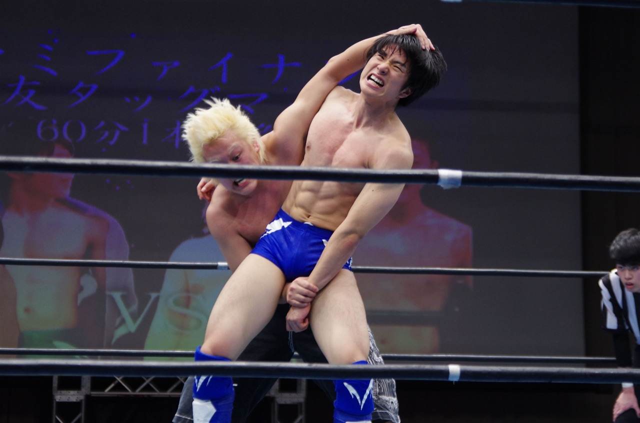 Professional wrestling by Japanese college students.