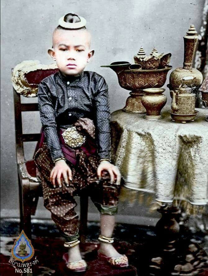 JOOK TRADITIONAL THAI CHILDREN'S HAIRSTYLE ทรงผมจุก