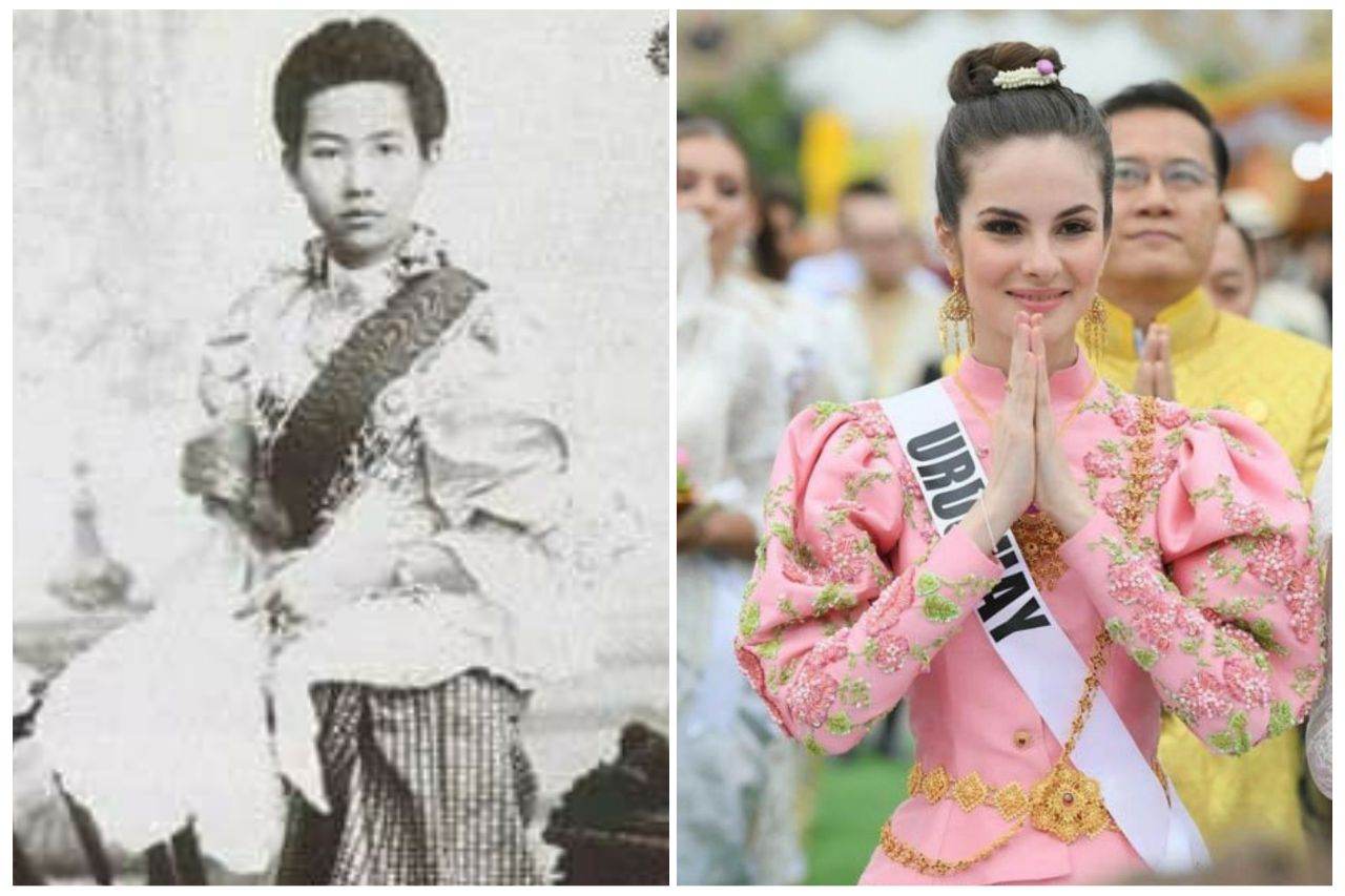 Thailand 🇹🇭:Thai style in the region of King Rama V, mixed fashion of Victorian style and Thai traditional.