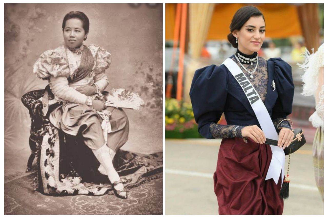 Thailand 🇹🇭:Thai style in the region of King Rama V, mixed fashion of Victorian style and Thai traditional.
