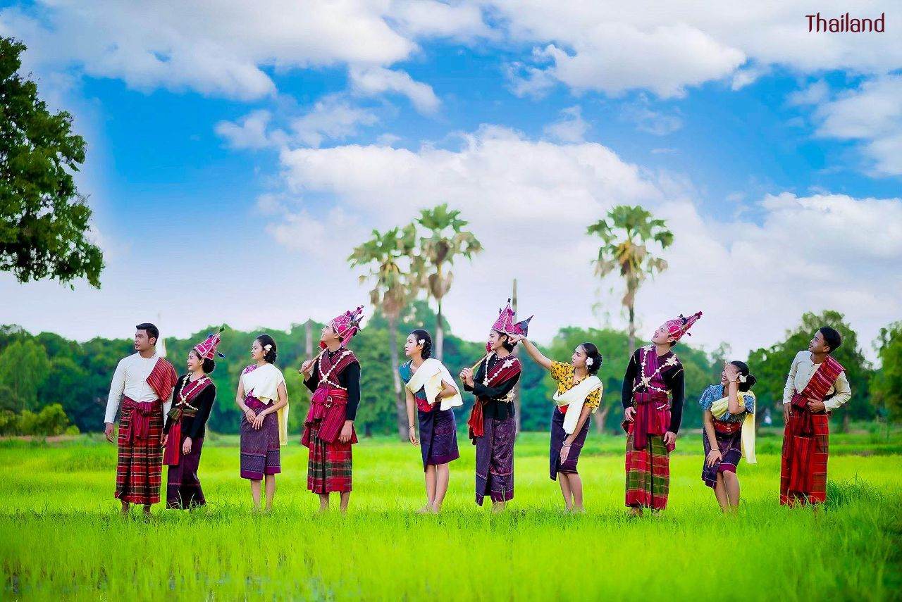The Costume of Soeng Bung Fai in Rocket festival | THAILAND 🇹🇭