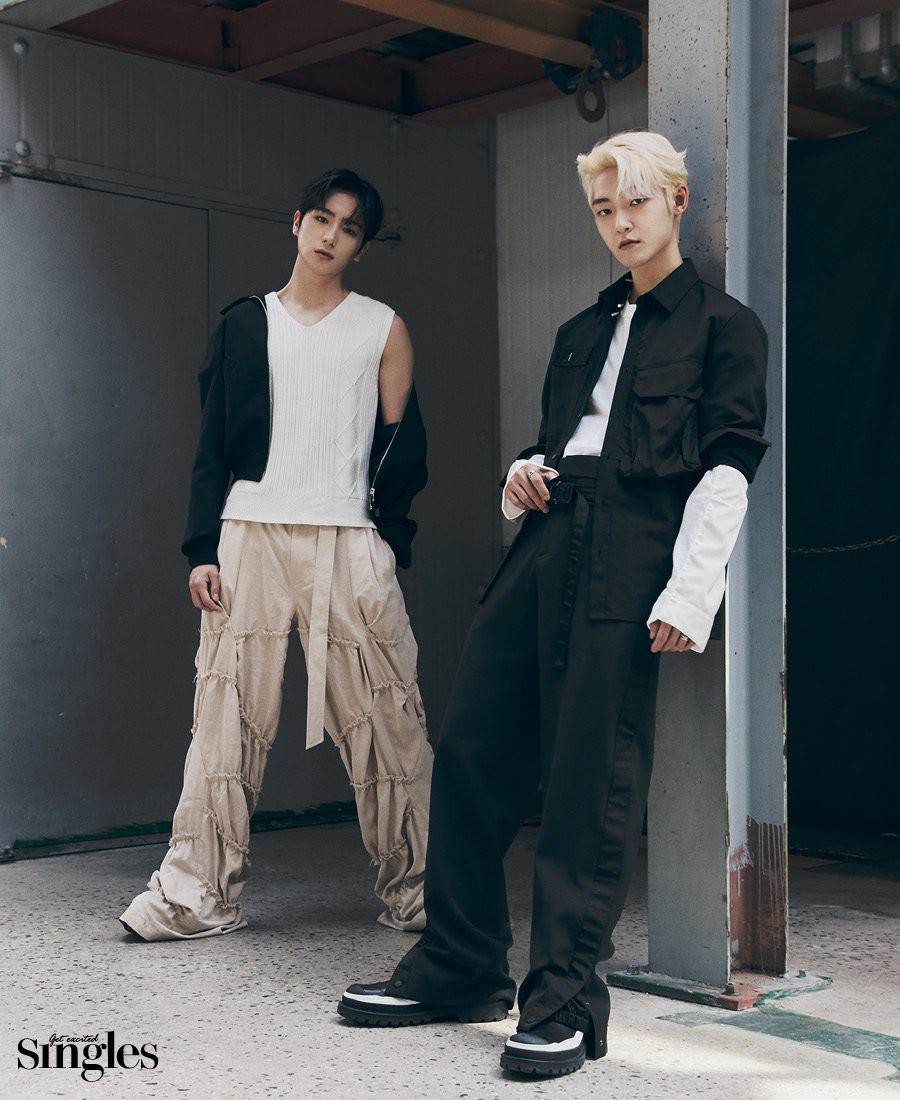 (THE BOYZ) Younghoon, Hyunjae, Kevin & New @ Singles Korea May 2022