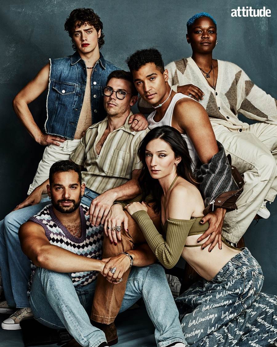 Cast 'Queer as Folk' @ Attitude UK July 2022