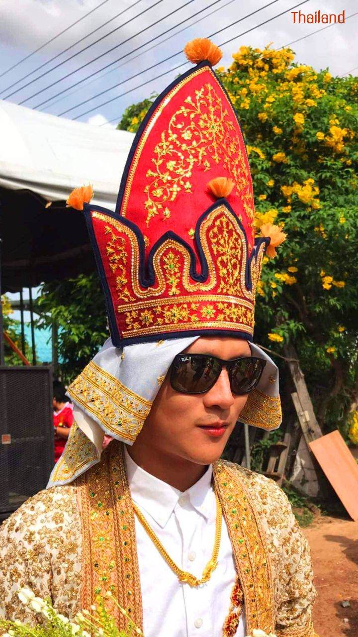 หมวกกาบ, หม่อมกาบ หรือ กระโจมหัว ในพิธีบวชนาค จังหวัดร้อยเอ็ด