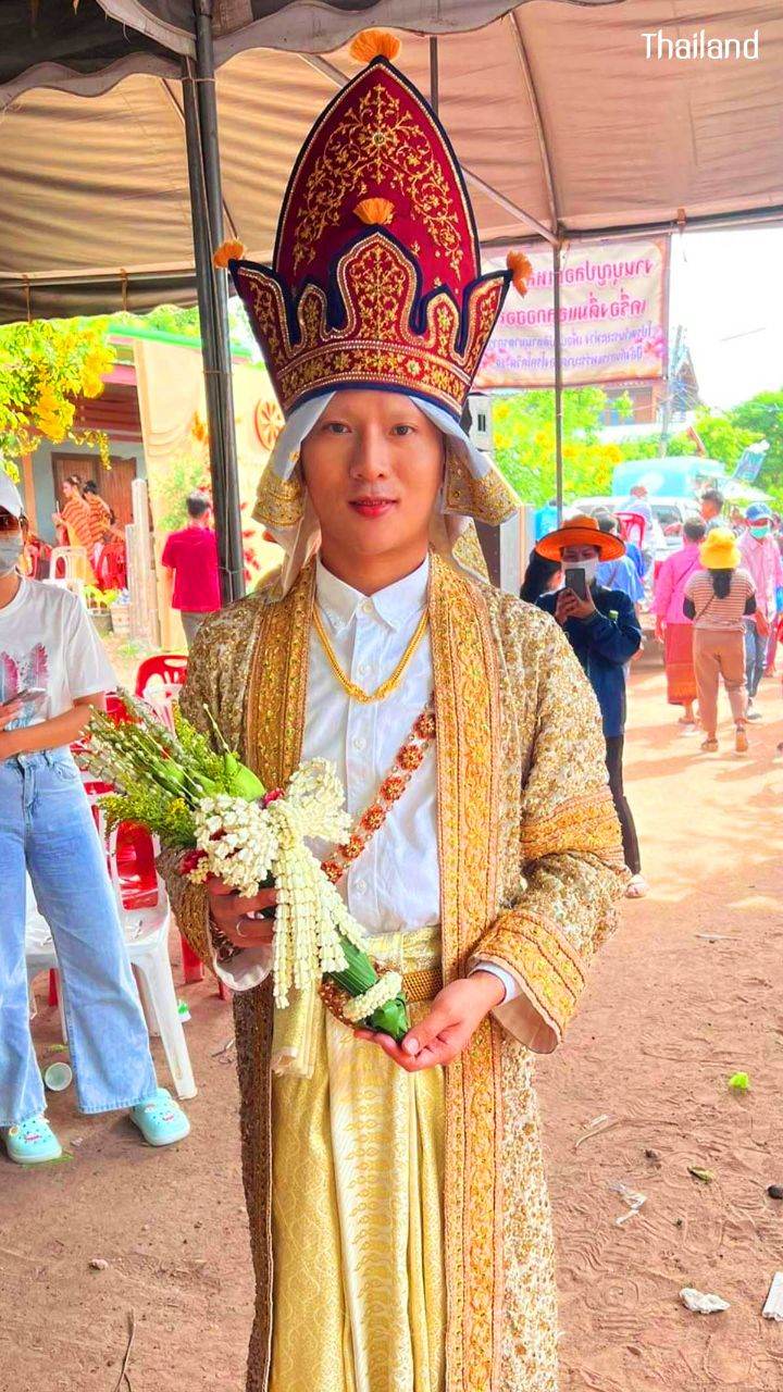 หมวกกาบ, หม่อมกาบ หรือ กระโจมหัว ในพิธีบวชนาค จังหวัดร้อยเอ็ด
