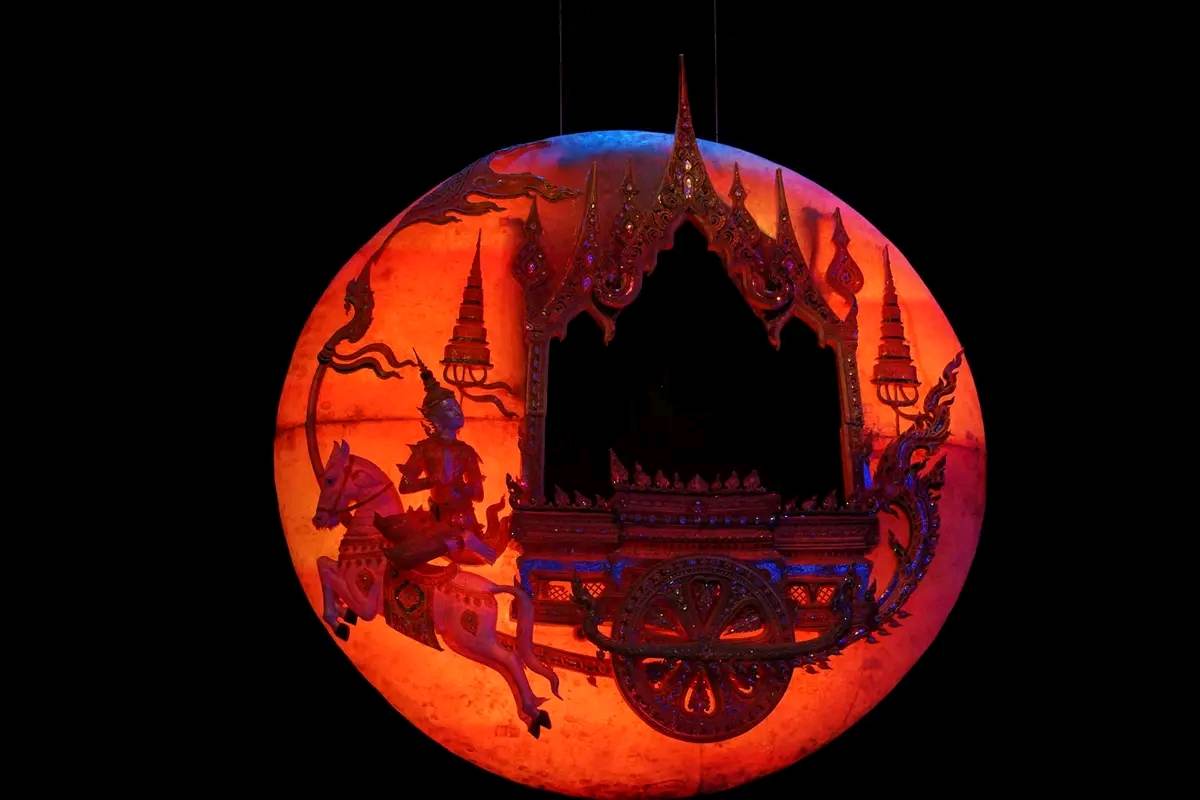 Thailand:Thai art:Thai culture.ฉากและอุปกรณ์ประกอบโขน:Khon: Asia art.