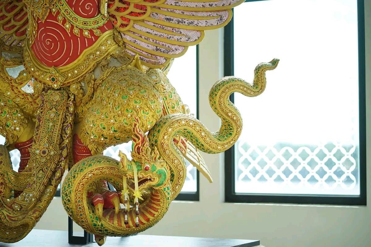 Thailand:Thai art:Thai culture.ฉากและอุปกรณ์ประกอบโขน:Khon: Asia art.