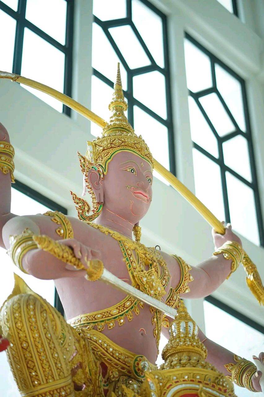 Thailand:Thai art:Thai culture.ฉากและอุปกรณ์ประกอบโขน:Khon: Asia art.