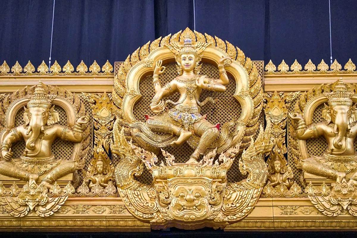 Thailand:Thai art:Thai culture.ฉากและอุปกรณ์ประกอบโขน:Khon: Asia art.