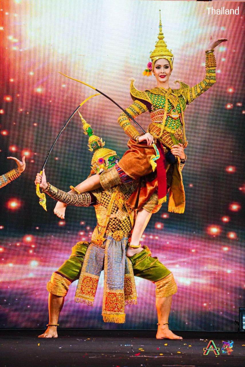 Khon performance by Rock Kwanlada, Miss Tiffany 2020 in the International Queen 2022 contest at Pattaya | THAILAND 🇹🇭