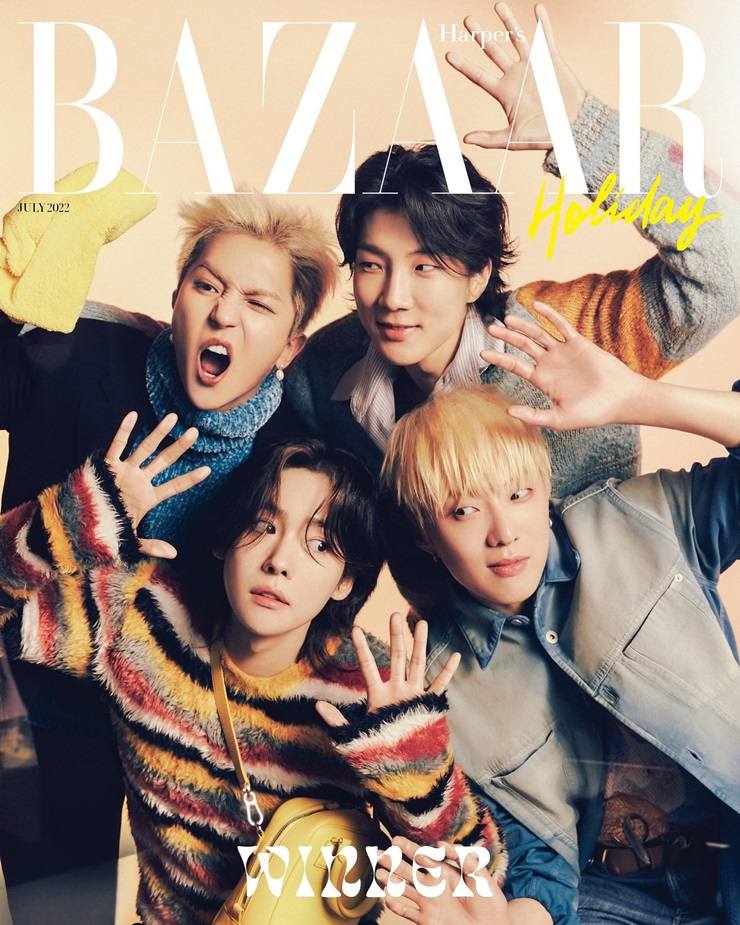 (WINNER) Jinu &bull; Hoony &bull; Mino &bull; Yoon @ Harper&rsquo;s Bazaar Korea July 2022