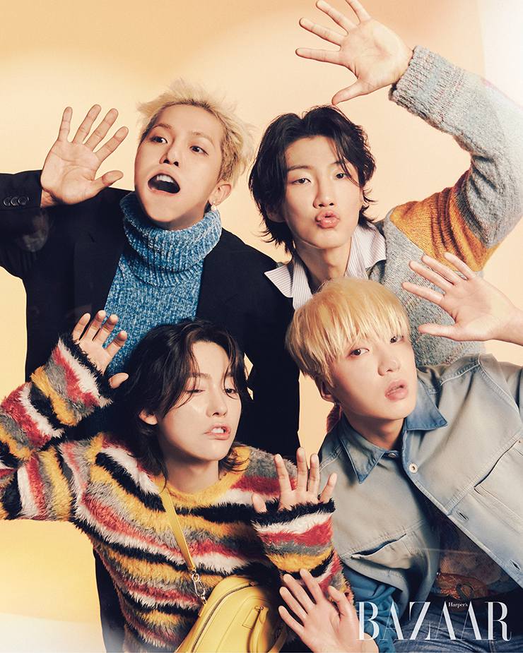 (WINNER) Jinu &bull; Hoony &bull; Mino &bull; Yoon @ Harper&rsquo;s Bazaar Korea July 2022
