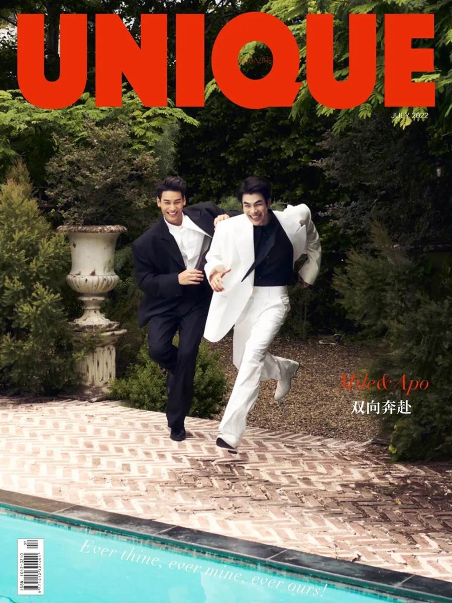 อาโป-ณัฐวิญญ์ & มาย-ภาคภูมิ @ UNIQUE Magazine China July 2022