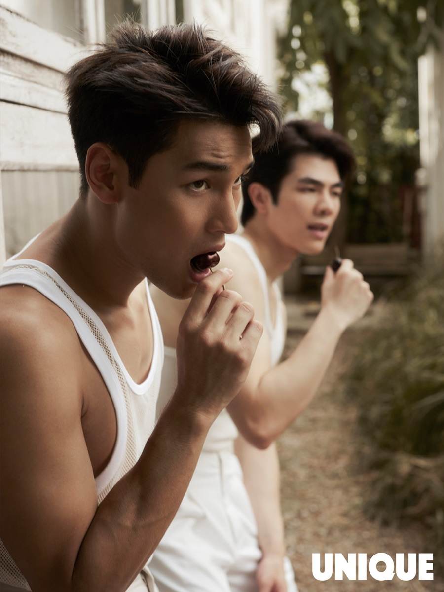 อาโป-ณัฐวิญญ์ & มาย-ภาคภูมิ @ UNIQUE Magazine China July 2022
