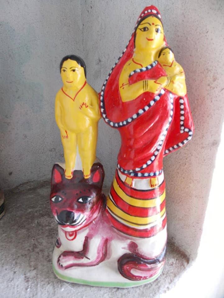 Goddess Shashthi Photo by fb.Soma Mukhopadhyay 25 05 2020.