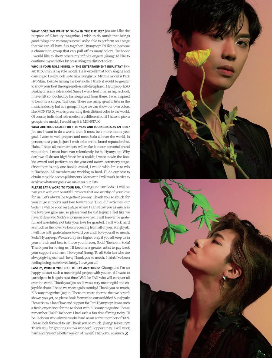 TAN @ K-Beauty Magazine Korea June 2022