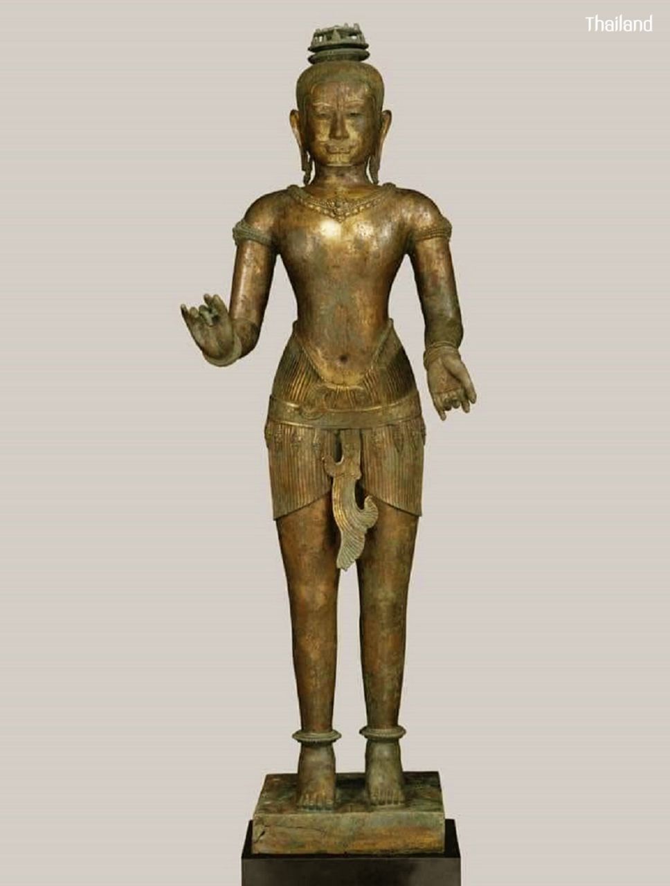 Golden Boy or Jayavarman VI Statue | THAILAND ðđð