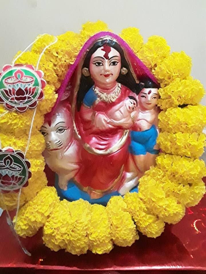 Goddess Shashthi Photo by fb.Arijit Saha 15 01 2022.