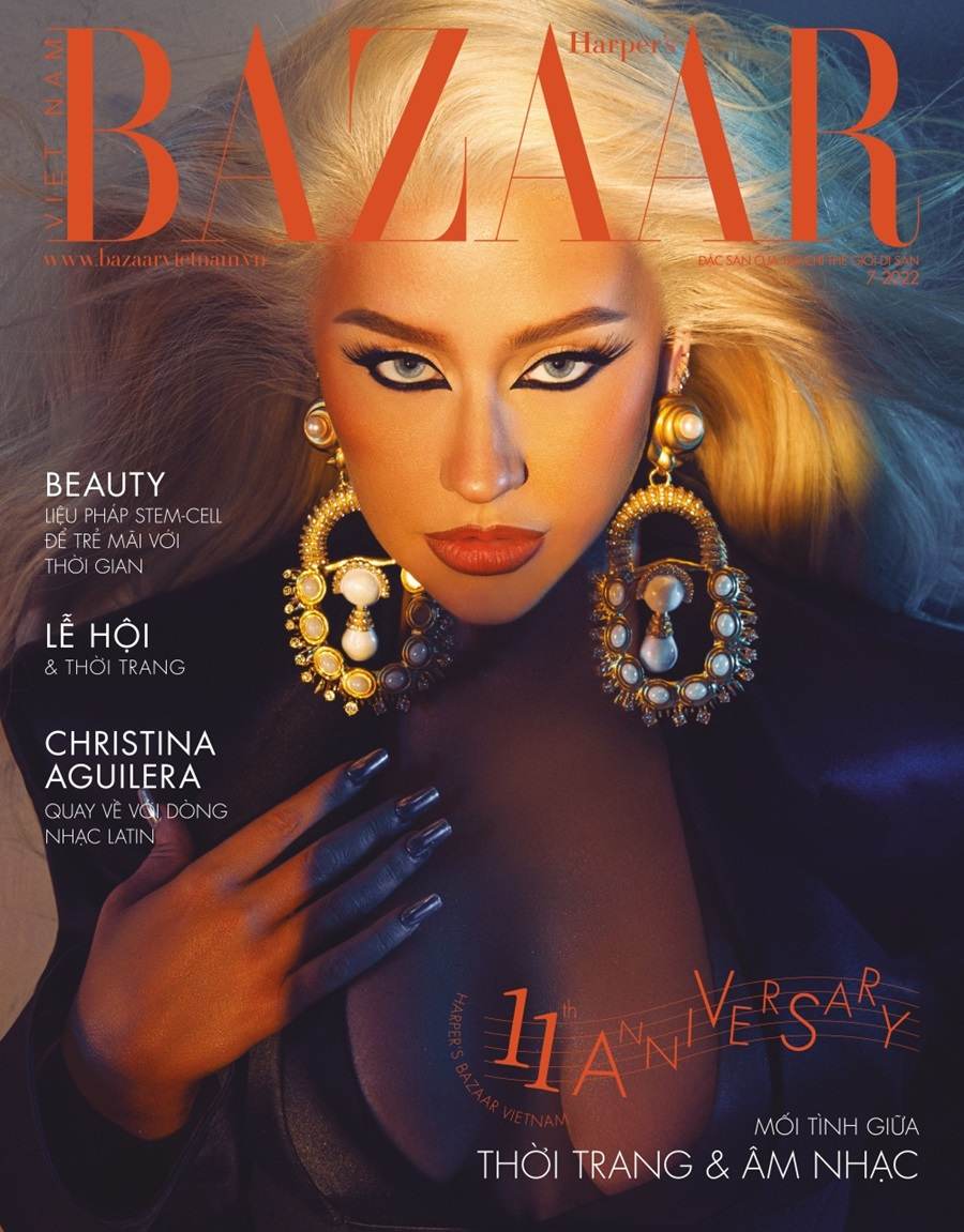 Christina Aguilera @ Harper's Bazaar Vietnam July 2022