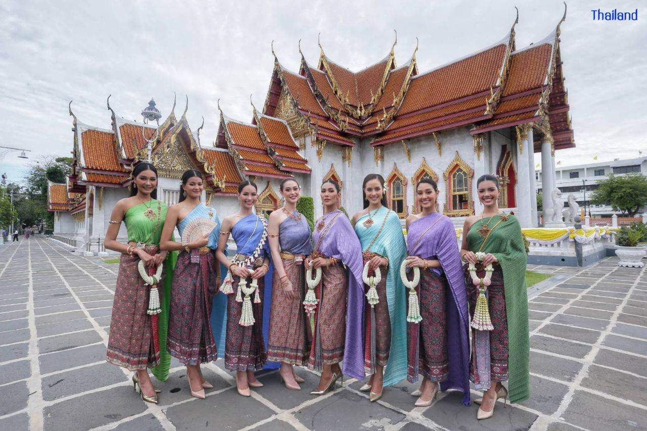 30 MISS UNIVERSE THAILAND 2022 contestants in Thai National Costume | THAILAND 🇹🇭