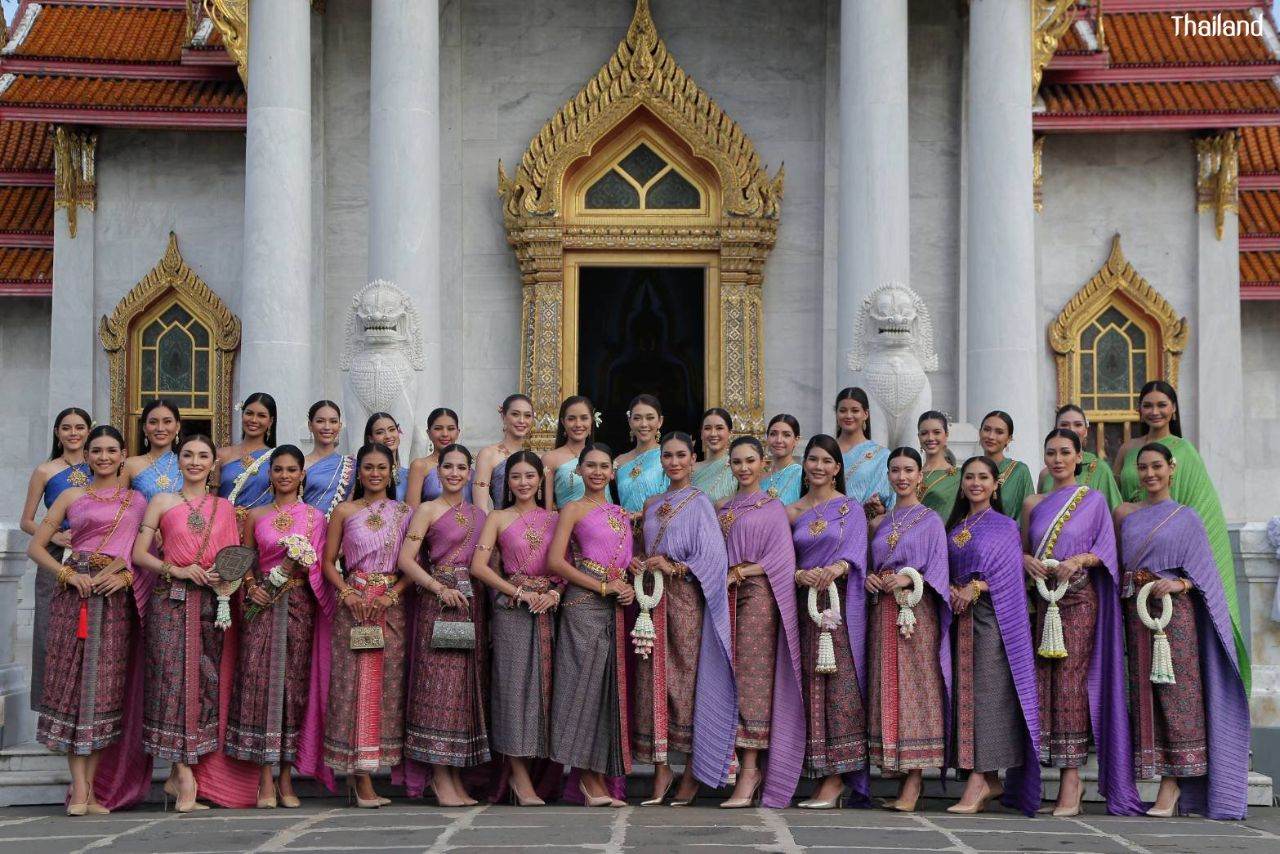 30 MISS UNIVERSE THAILAND 2022 contestants in Thai National Costume | THAILAND 🇹🇭