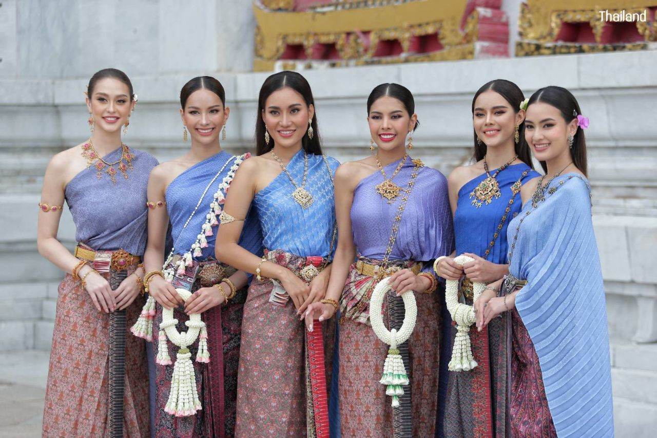 30 MISS UNIVERSE THAILAND 2022 contestants in Thai National Costume | THAILAND 🇹🇭