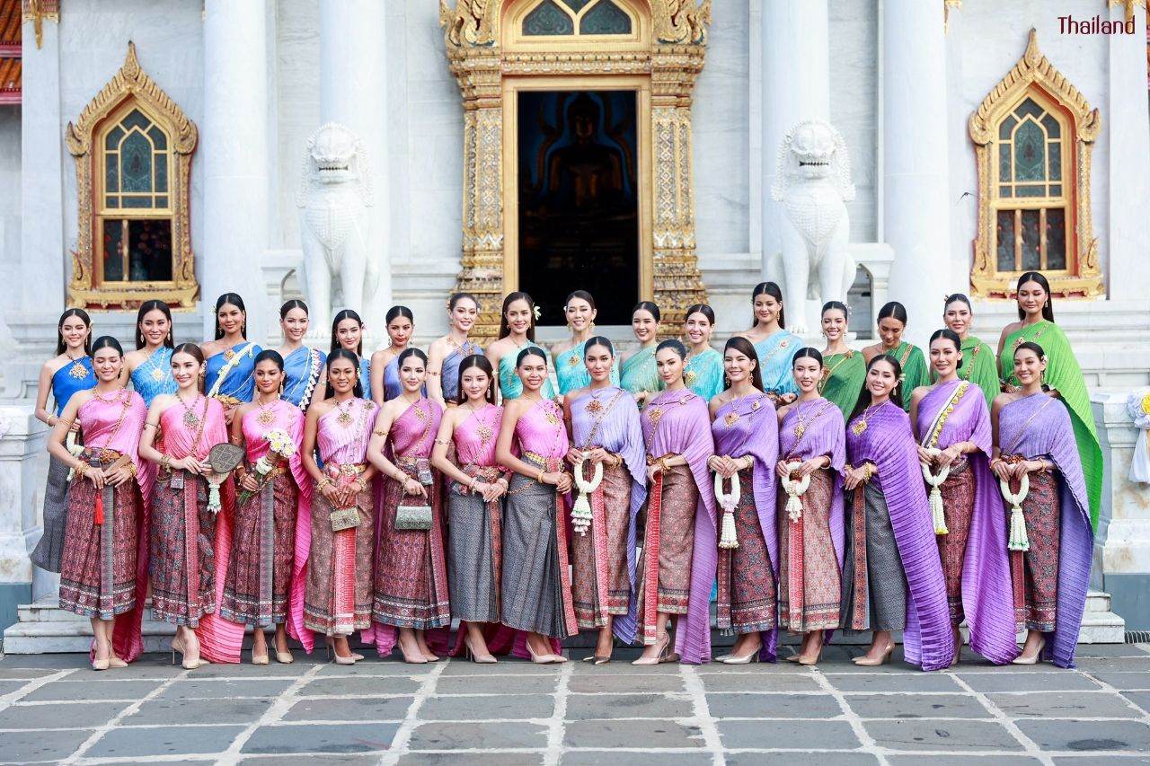 30 MISS UNIVERSE THAILAND 2022 Contestants in Thai National Costume | THAILAND 🇹🇭
