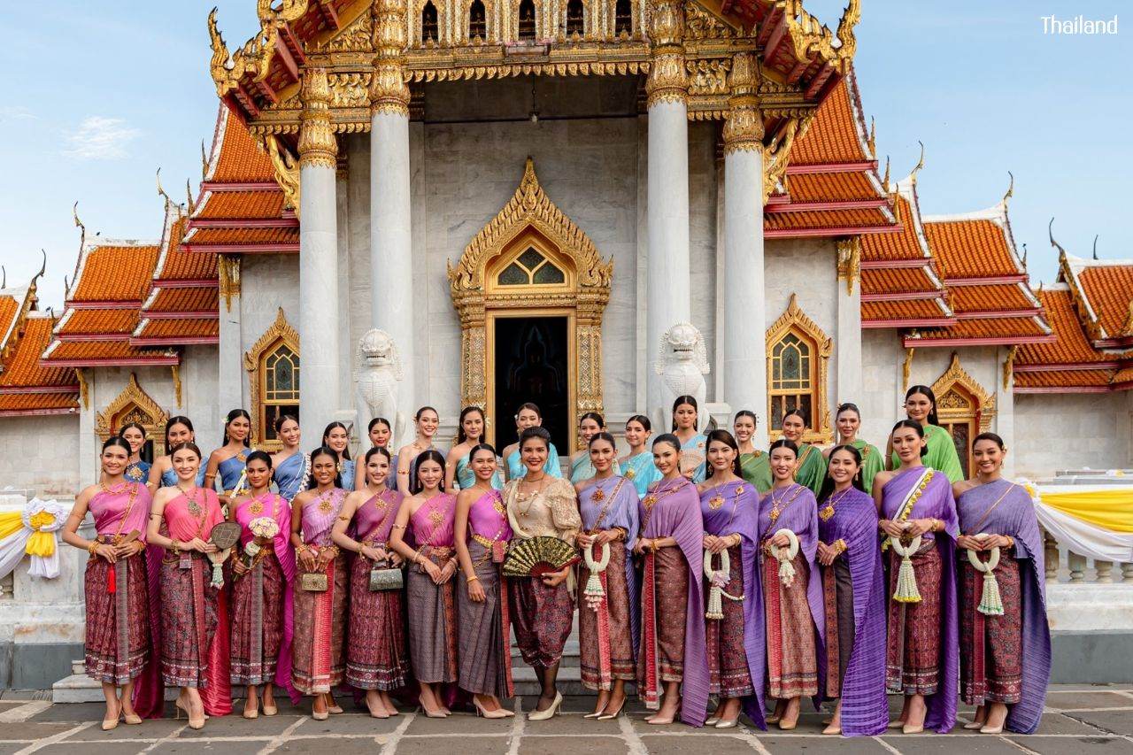 30 MISS UNIVERSE THAILAND 2022 Contestants in Thai National Costume | THAILAND 🇹🇭