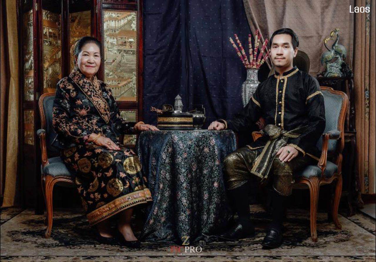 "ລາວ" Lao traditional dress | LAOS 🇱🇦