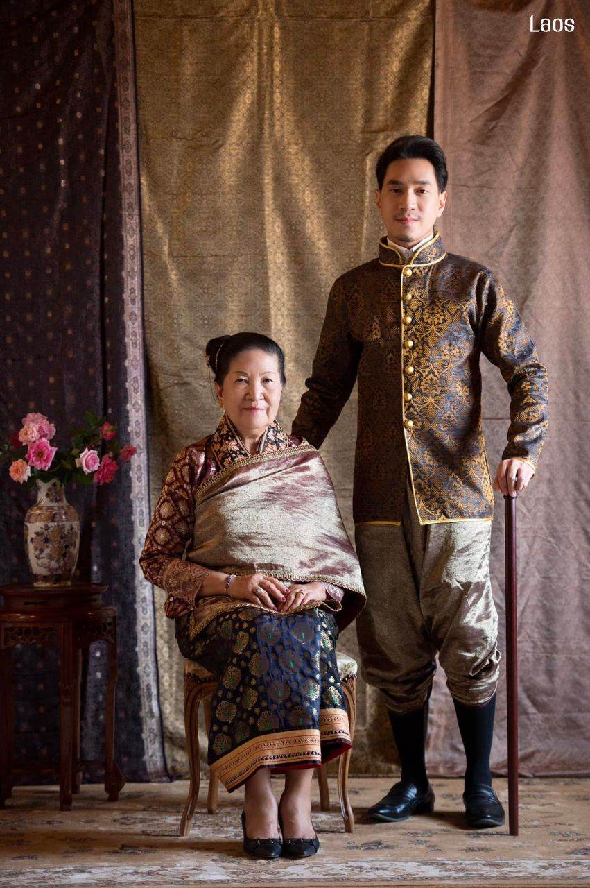 "ລາວ" Lao traditional dress | LAOS 🇱🇦