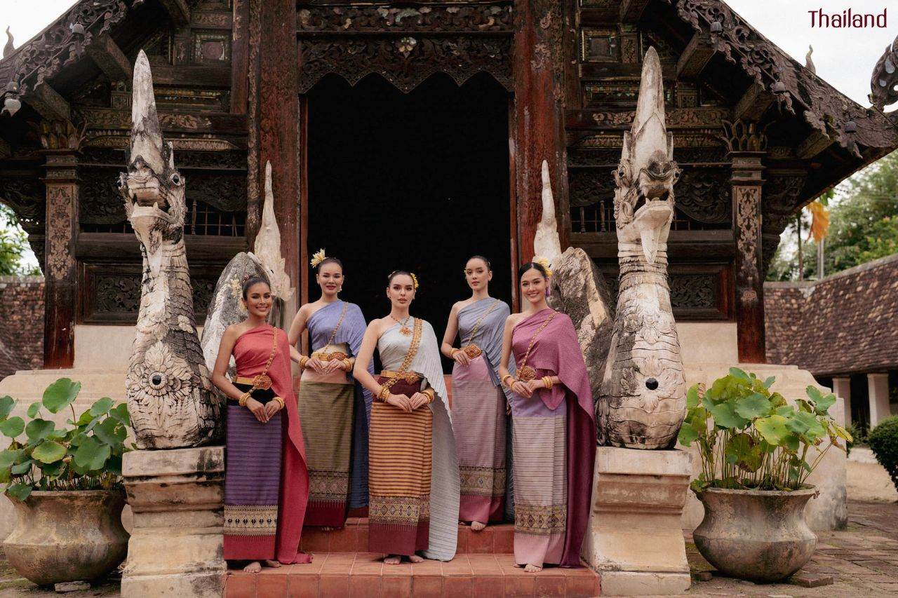Lanna Traditional Costume by Miss Thailand 2022 Team | THAILAND 🇹🇭